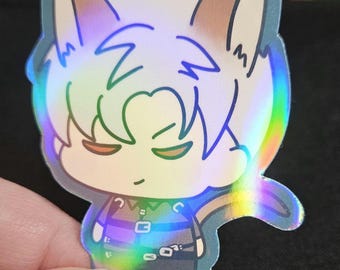 Holographic Love and Deepspace Kitty Sylus Stickers
