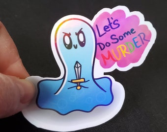 Holographic Murderous Slime Sticker