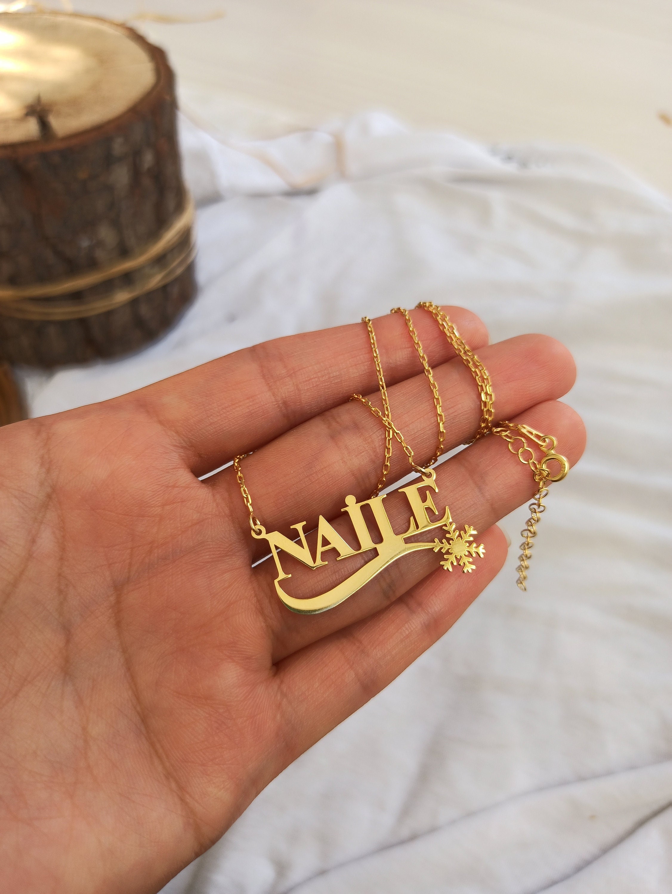 personalized name necklace, costum name necklace, sterling silver name necklace, rosegold name necklace, valentine day gift, valentine gift