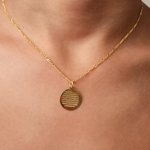 Ayat al Kürsi Evil eye necklace, tiny ayatal Kursi necklace, Quran verse, Qur&#39;an kerim necklace, doa necklace, ayatal Kürsi kuran necklace,