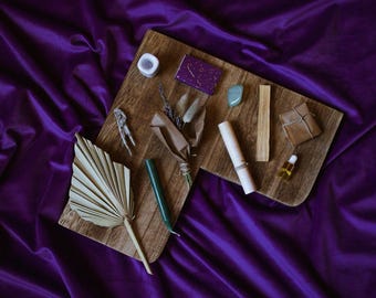 Kit ritual de prosperidad y abundancia / Set de limpieza con cristales y salvia para riqueza, suerte y manifestación