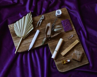 Kit ritual de paz / Set de limpieza con cristales y salvia para relajación, meditación y energía positiva