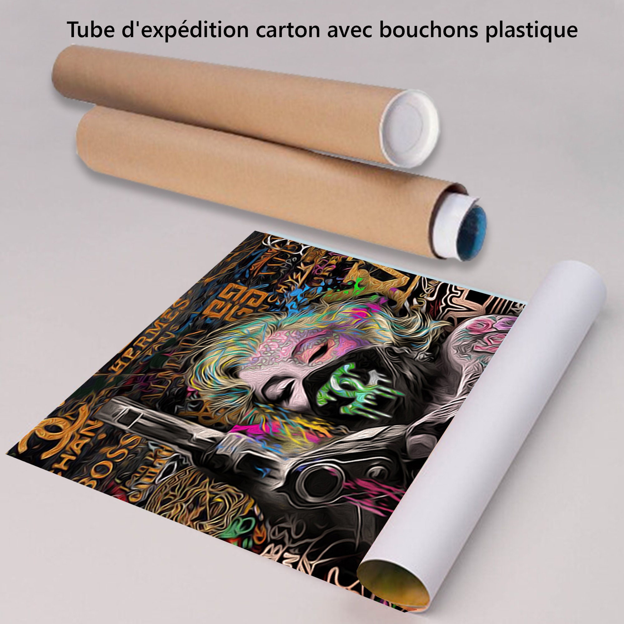 Poster Marilyn Monroe Sur Toile 50x75 Cm - Décoration Murale Sans Cadre Pour Salon, Chambre | Style Rétro