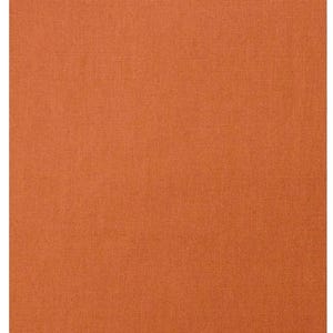 Classic Solid Orange Cotton Fabric - 1/2 yard