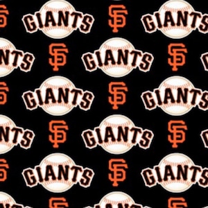 MLB San Francisco Giants Cotton Fabric - 1/2 Yard