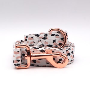 Dog Collar Personalized, Engraved Dog Collar Girl, Girly Dog Collar, Puppy Collar, Animal Print Dog Collar, Pink Dog Collar, Girly Dog Bow image 8
