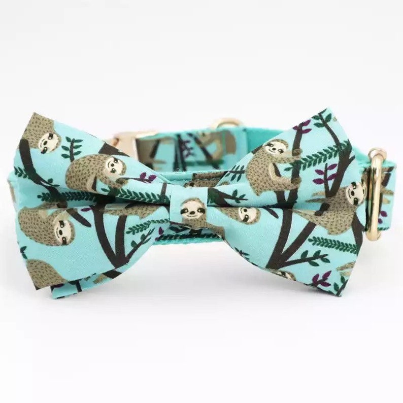 Personalized Dog Collar Bowtie and Leash XS Dog Collar for Etsy
