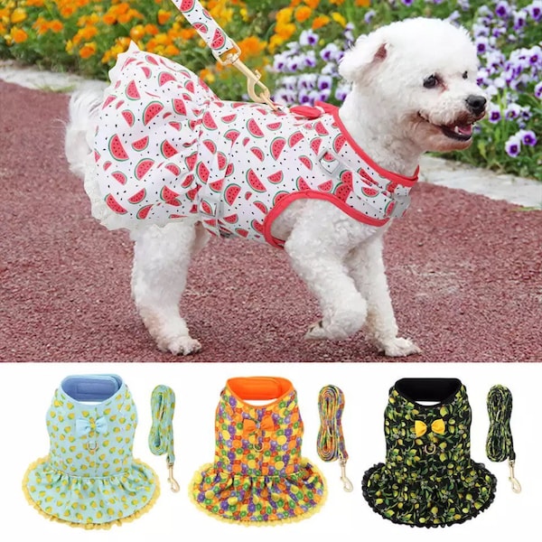 Dog Harness Dress Etsy