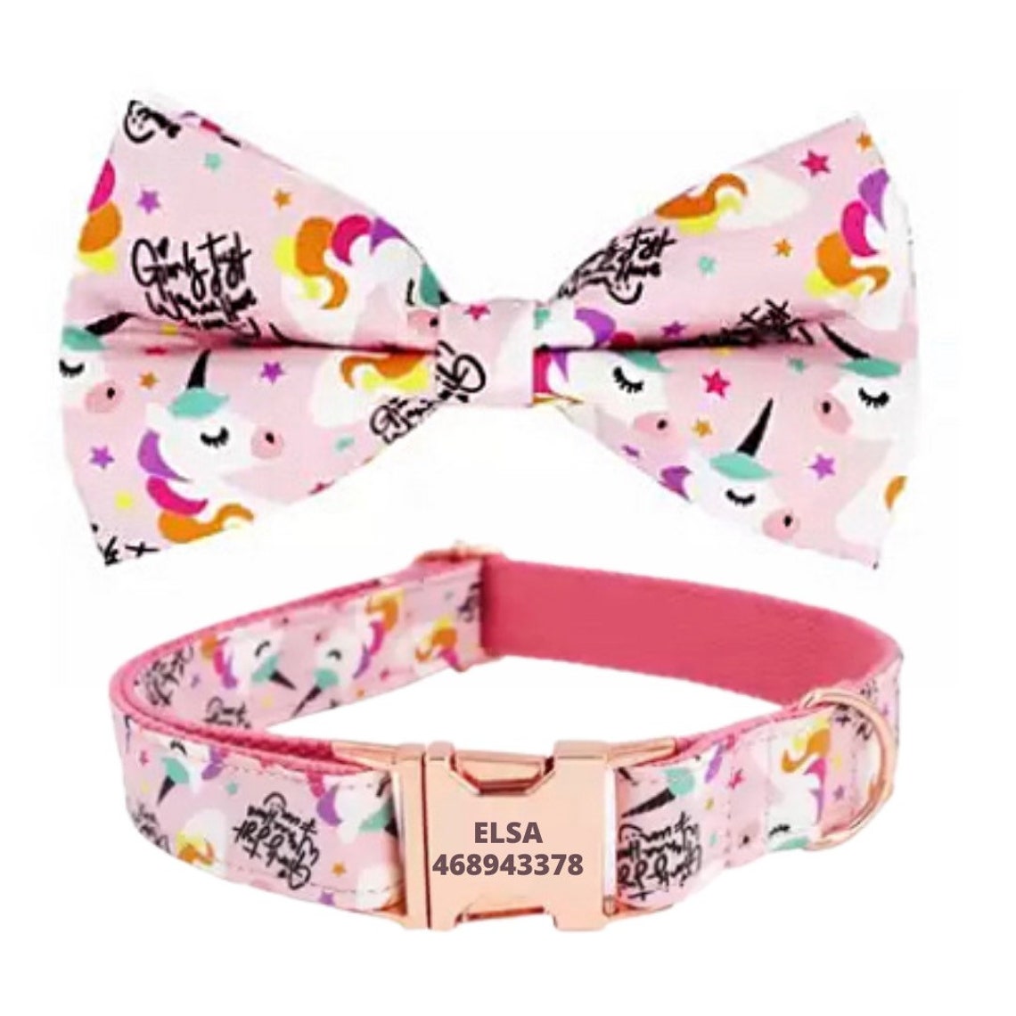 Personalized Dog Collar Bow Xs Dog Collar Girl Female Dog Etsy