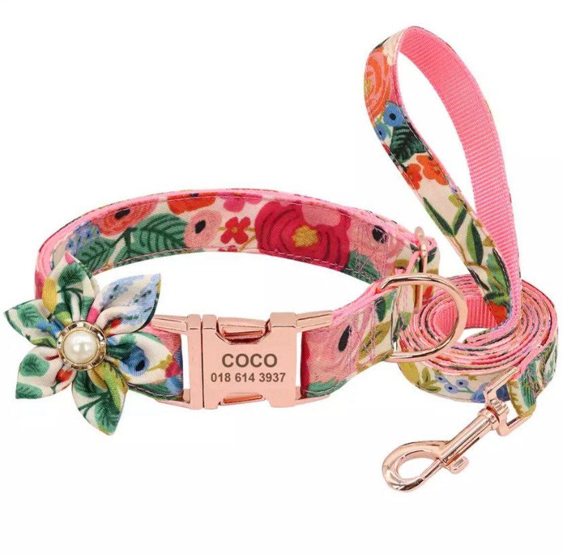 Personalize Dog Collar for Girl Female Puppy Collar and Etsy