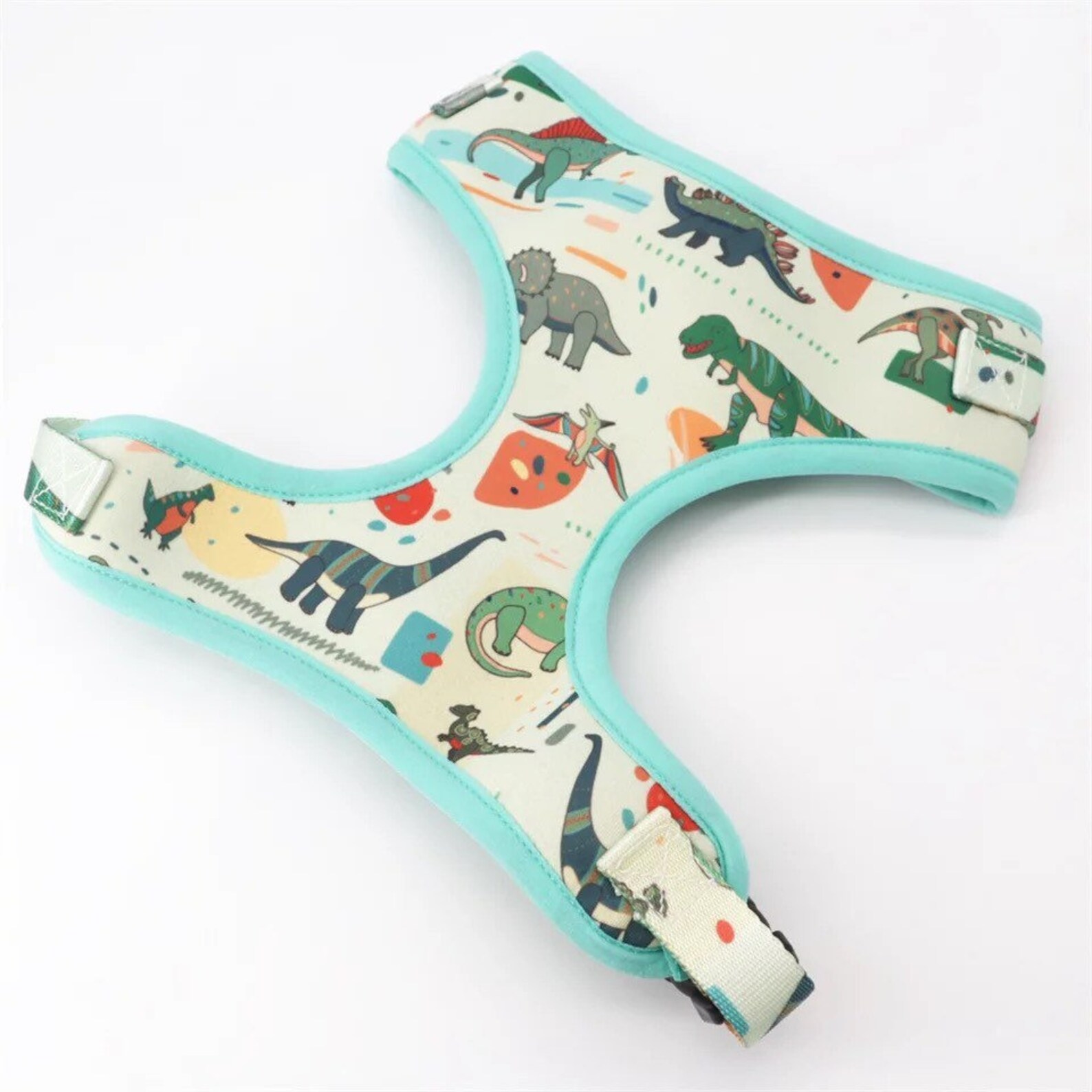 Dino Dog Harness Fun Dog Harness Set. No Pull Dog Harness Etsy