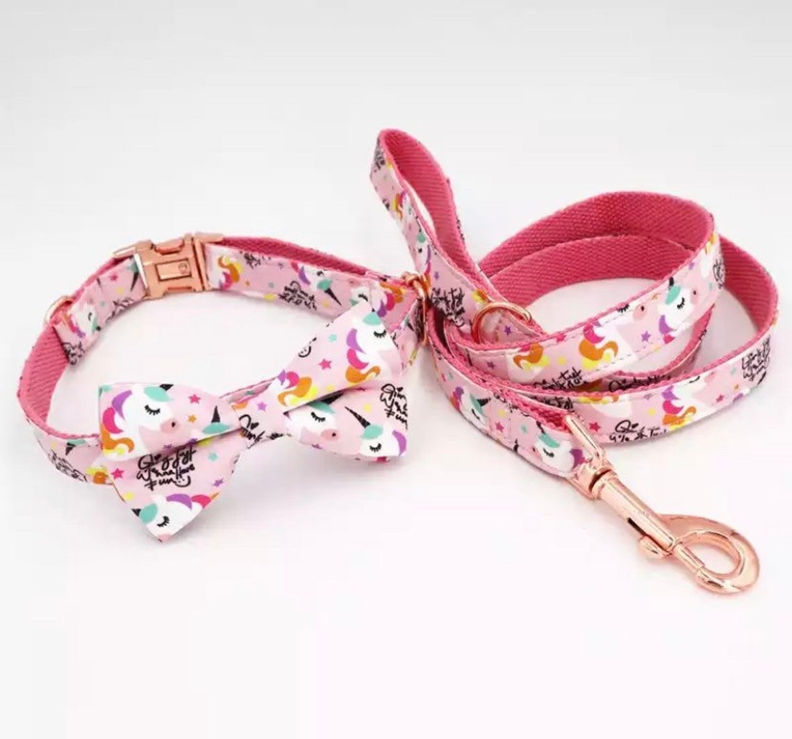 Personalized Dog Collar Bow Xs Dog Collar Girl Female Dog Etsy