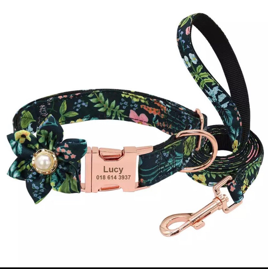 Personalize Dog Collar for Girl Female Puppy Collar and Etsy