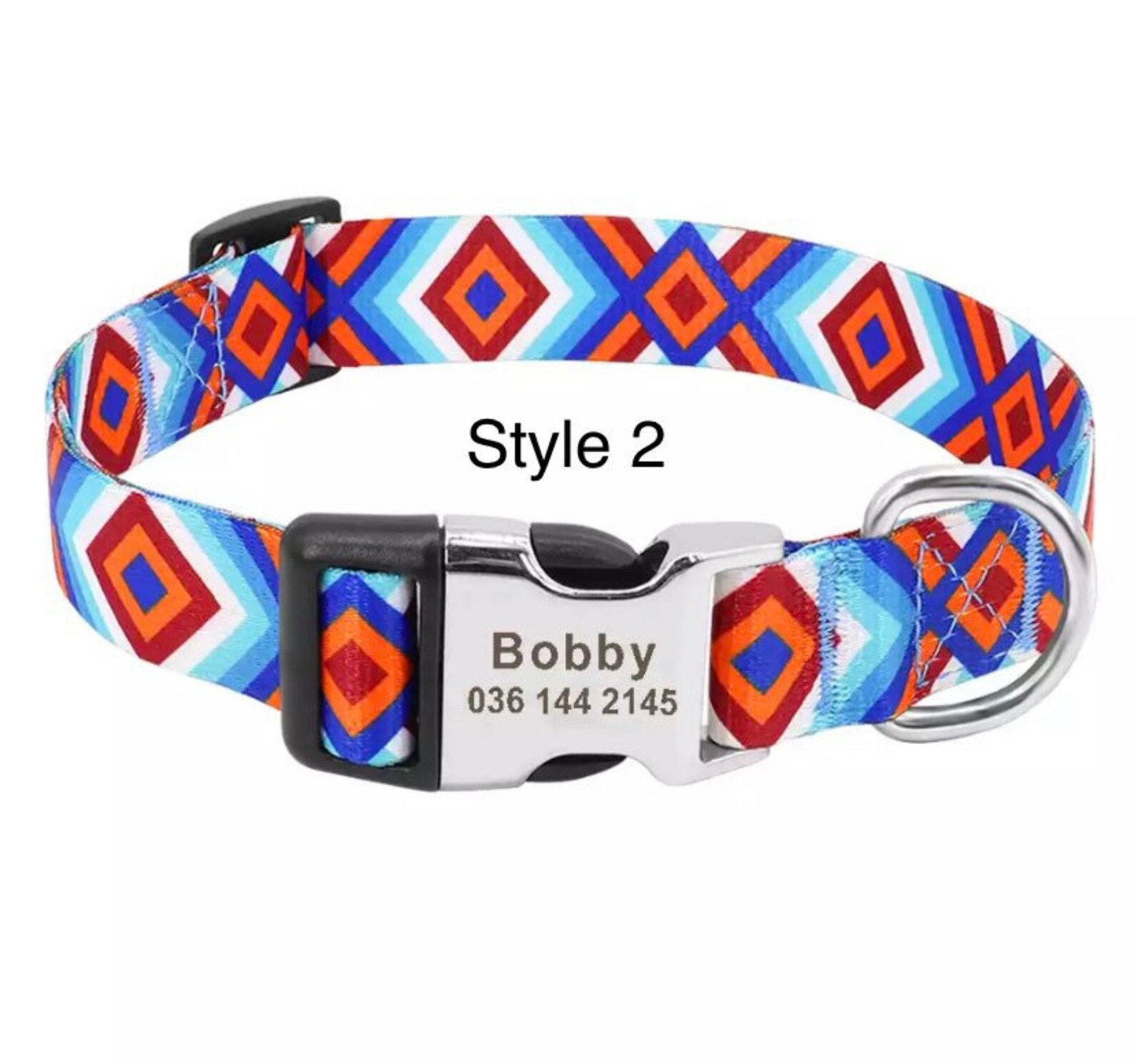 Personalized Dog Collar Large Dog Collar Designer Dog Collar Etsy