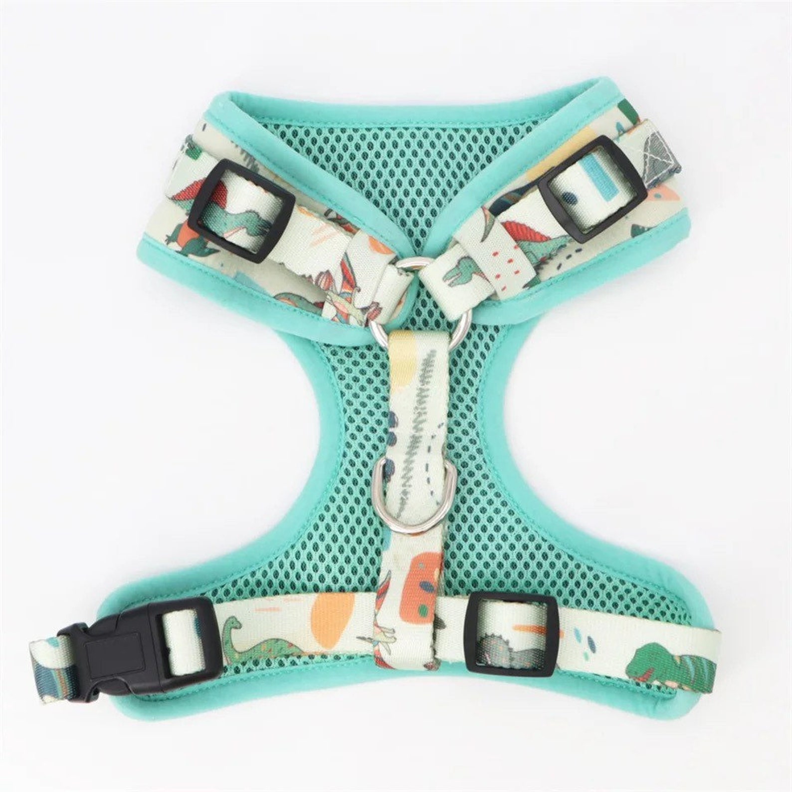 Dino Dog Harness Fun Dog Harness Set. No Pull Dog Harness Etsy