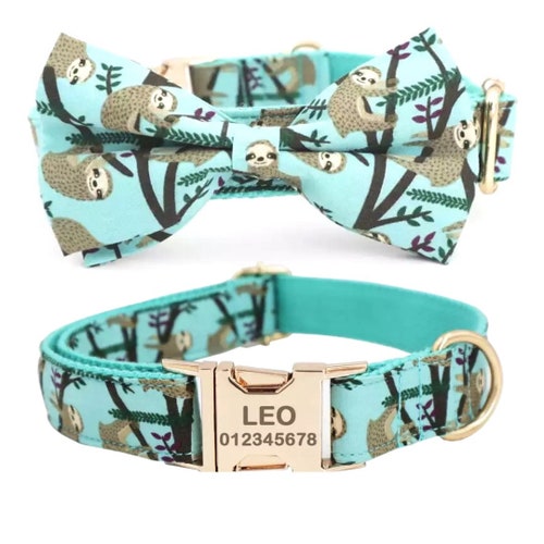 Personalized Dog Collar Boy XS Puppy Collar and Leash Dog Etsy