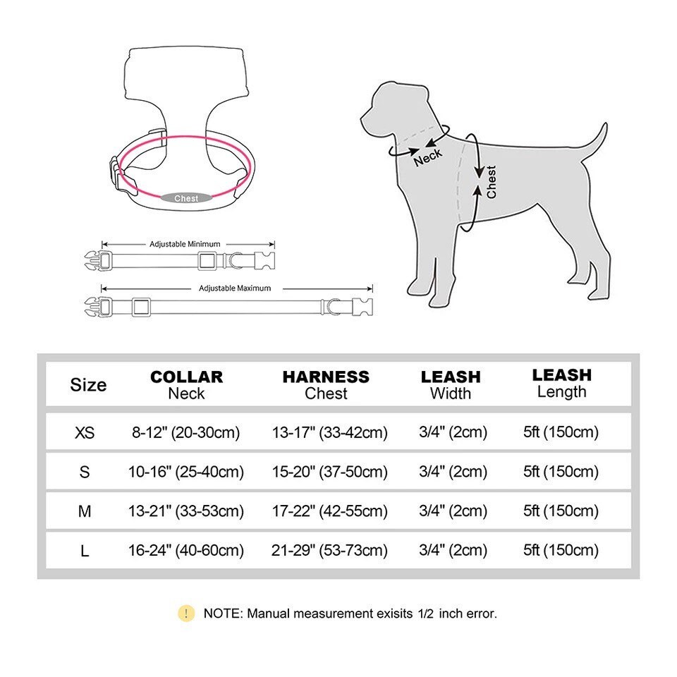 Personalized Dog Collar Tagid Dog Collar & Leash No Pull Etsy