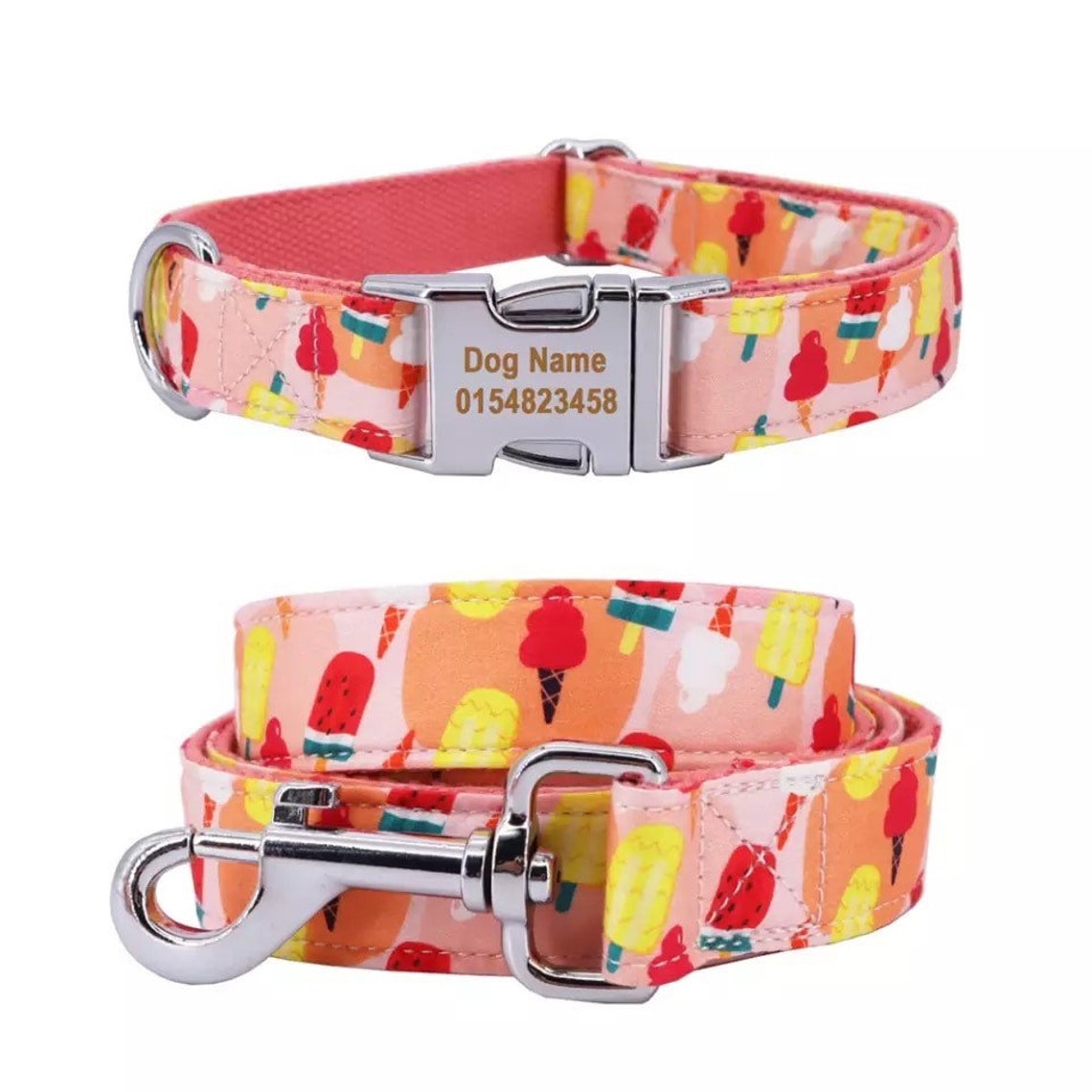 Personalized Dog Collar Puppy Collar Girl Fun Dog Collar Etsy