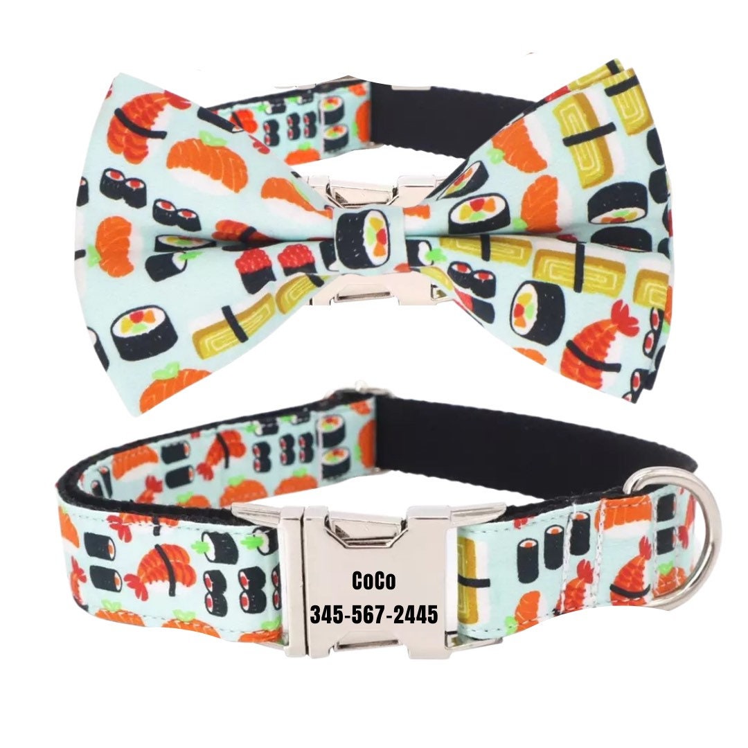 Personalized Dog Collar With Name, XS Dog Collar for Boys, Puppy Collar