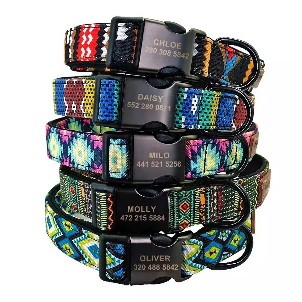 Cute personalized dog collars cheap