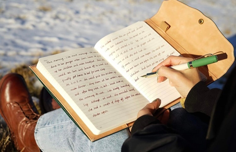 Purple Journal for Women Beautiful Journals to Write in Faux | Etsy