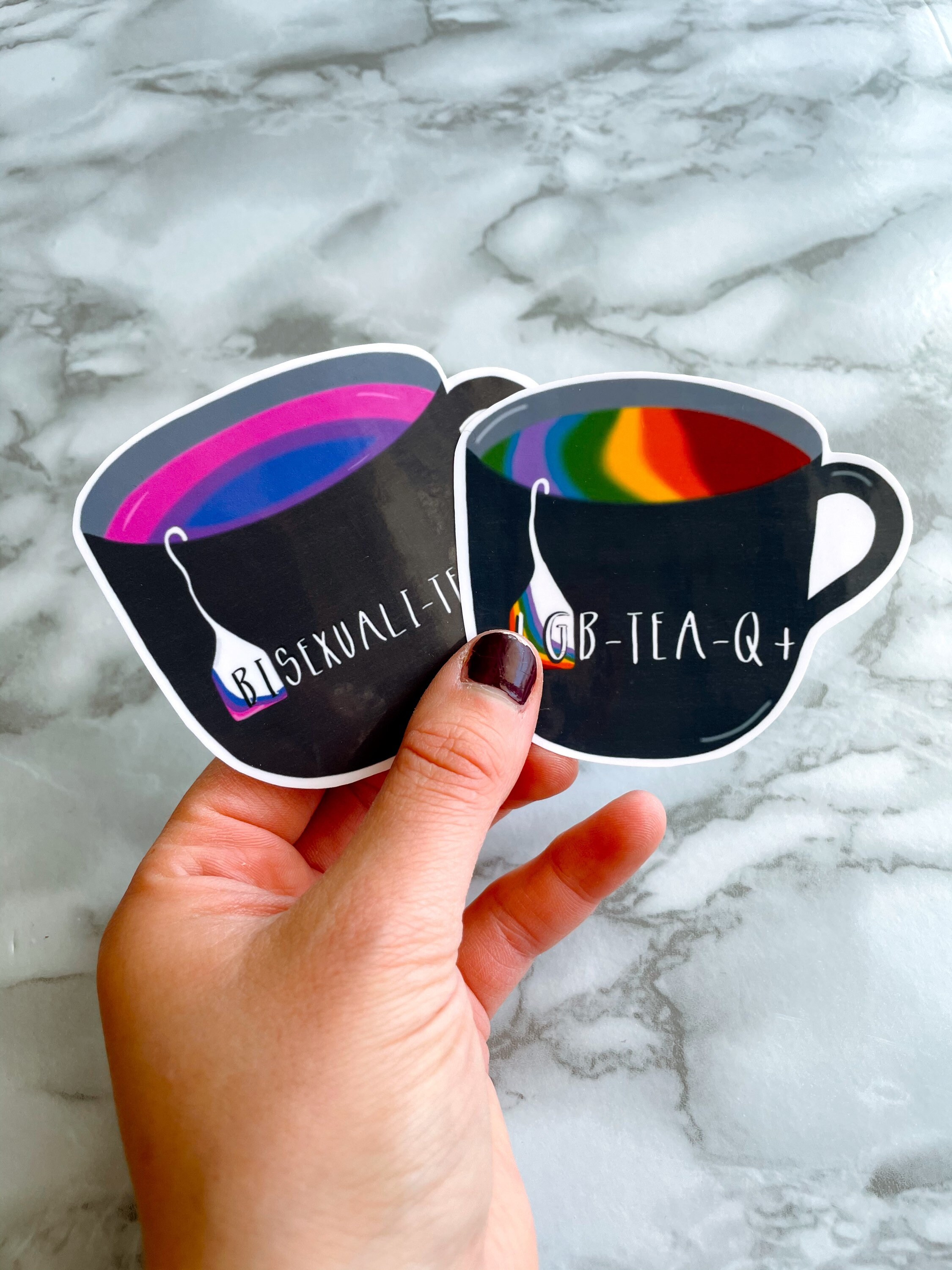 Bisexualitea Sticker LGBTQ Bisexual Lesbian Gay Pride Etsy Canada