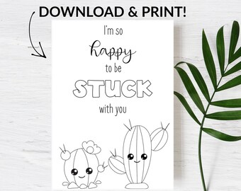 Stuck With You Card Etsy