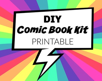 Comic Drawing Kit Etsy
