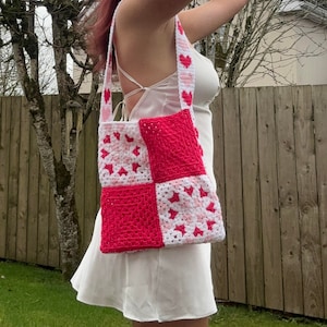 Valentines Tote Bag Crochet Pattern