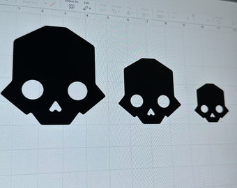 Skull Car/Water Bottle/Laptop Vinyl Decal/Sticker INSPIRED by Helldivers II