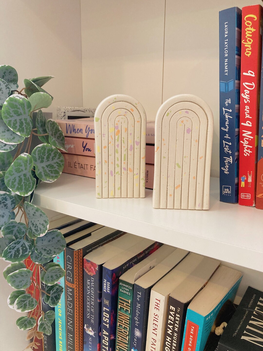 TERRAZZO BOOKENDS Handmade Terrazzo Bookends Etsy