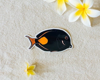ACHILLES TANG fish sticker, vinyl waterproof sticker