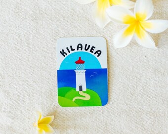 KILAUEA LIGHTHOUSE sticker, waterproof vinyl