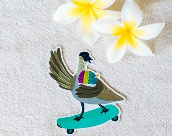 SKATING NENE sticker, shave ice, glitter, waterproof vinyl