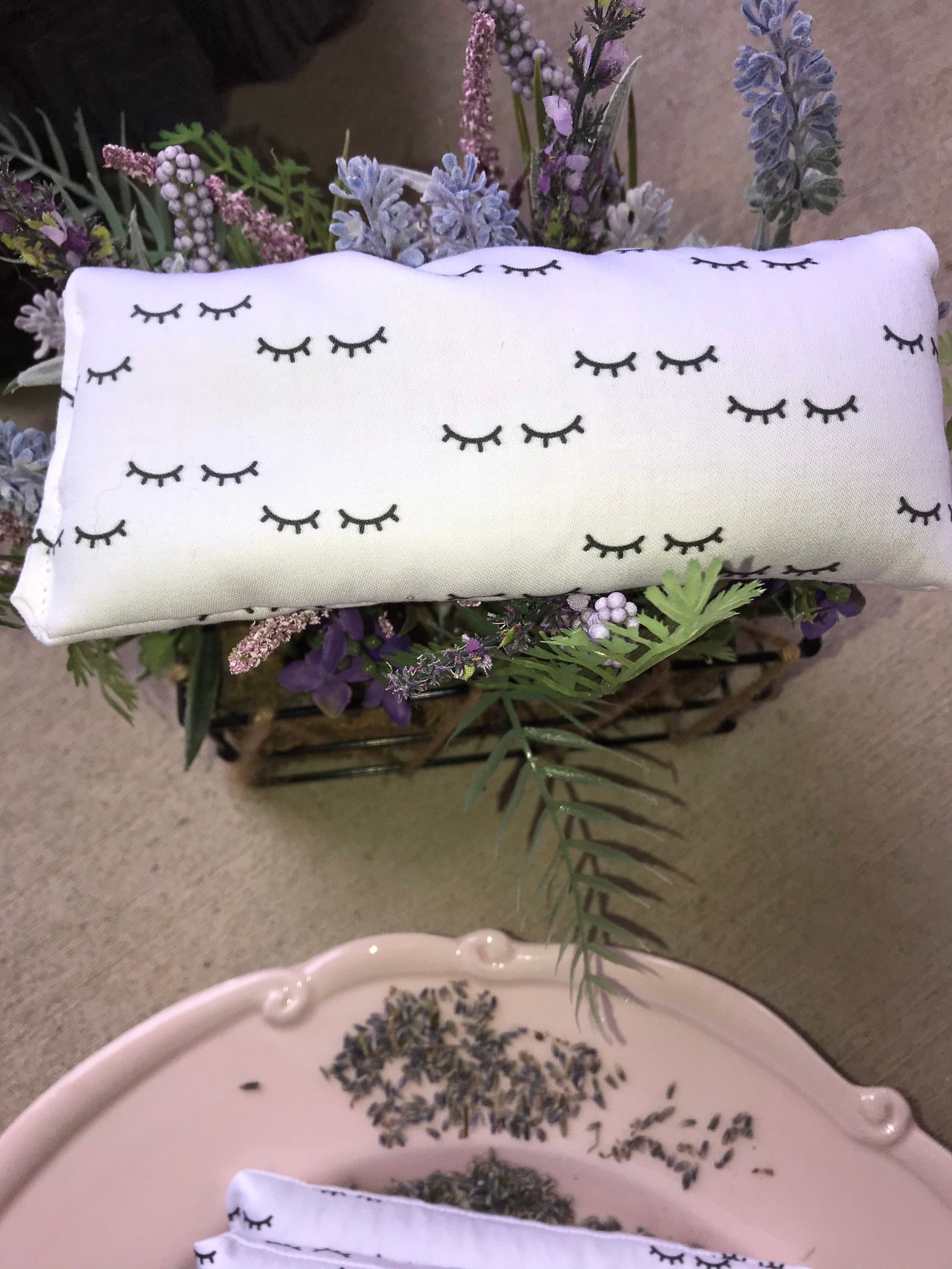 Lavender Flaxseed Eye Pillow Heating Pillow Spa and Etsy