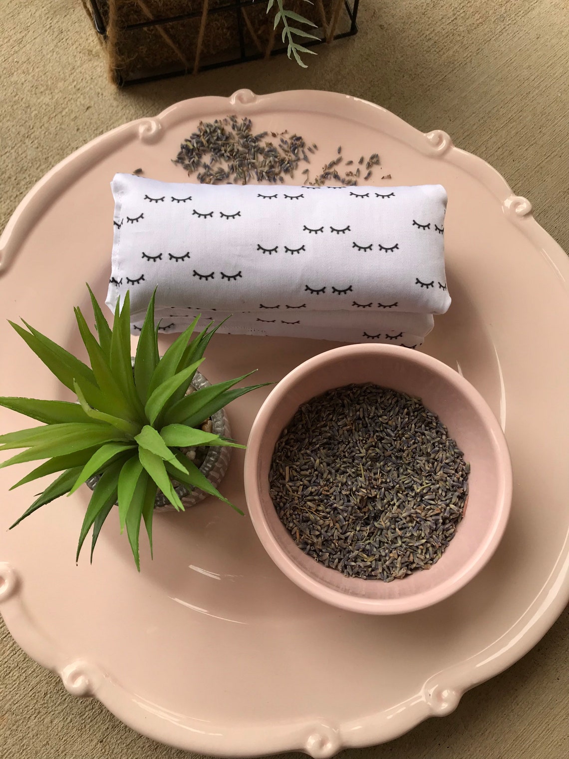 Lavender Flaxseed Eye Pillow Heating Pillow Spa and Etsy