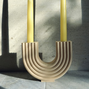 Modern Table Propagation Candle Holder COIL CANDELABRA