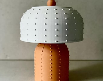 Orange &quot;Stud Lamp” Modern Boho
