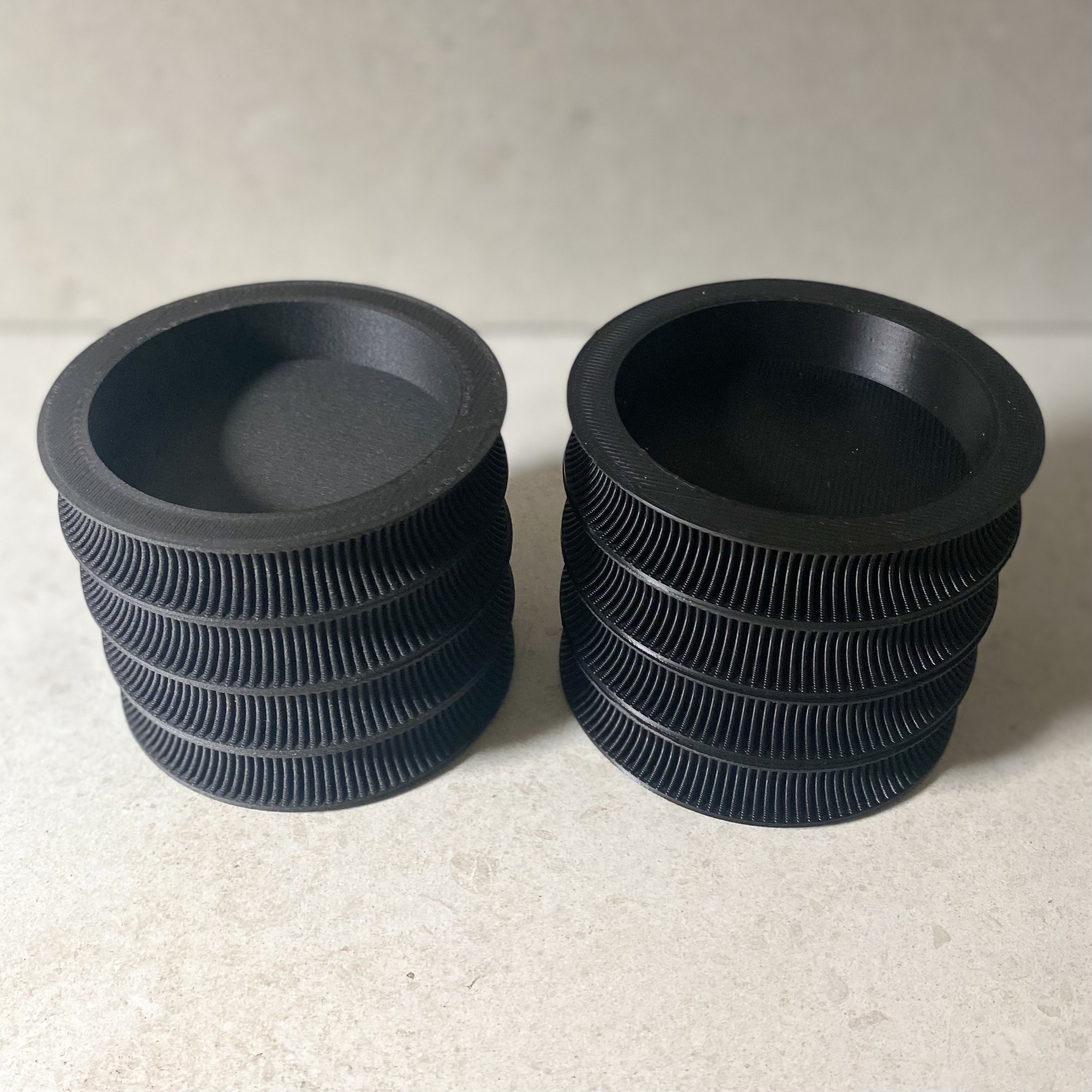Interlocking Stacking Coaster Stacking