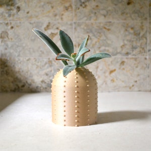 Wood Bud Vase &quot;STUD&quot; Mid Century Vase
