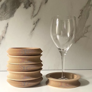 Stackable Coasters Personalized Monogram