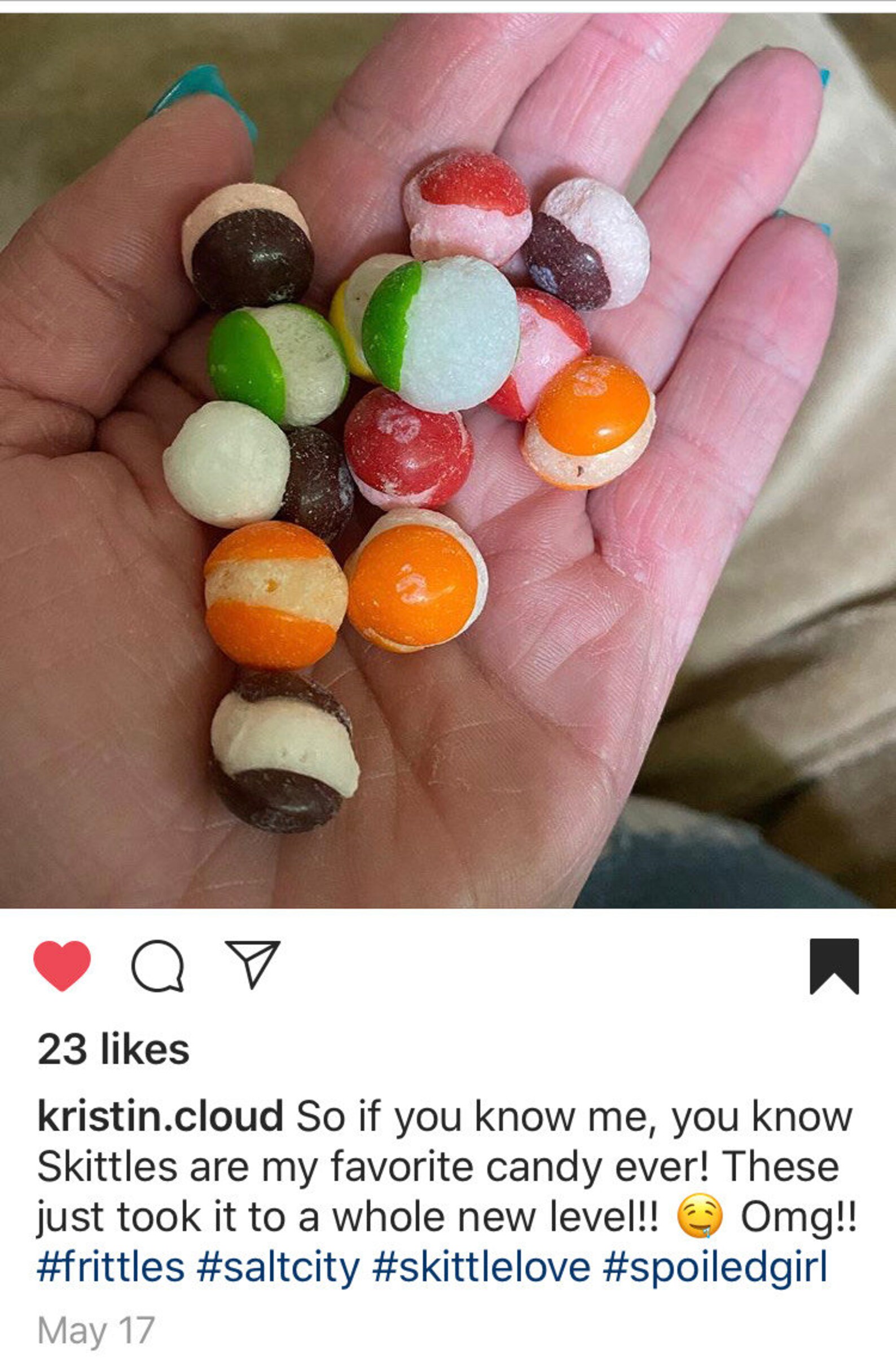 Freeze Dried Original Flavored Skittles Skittles Without the Etsy