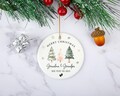 Promoted to Grandparents Christmas Ornament, Pregnancy Announcement, Reveal to Grandparents, New Grandma and Grandpa Xmas Bauble