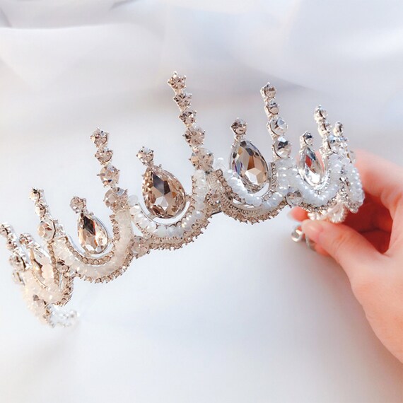 Pearl tiaras on sale