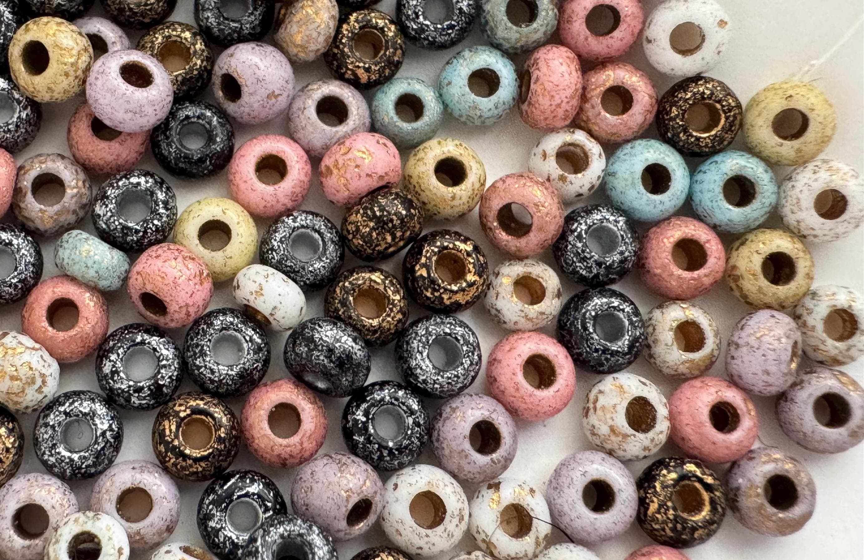Size 6/0 Czech Glass Seed Beads - 10 Bags Assorted Colors For Jewelry Making & Crafts 10 thumbnail image