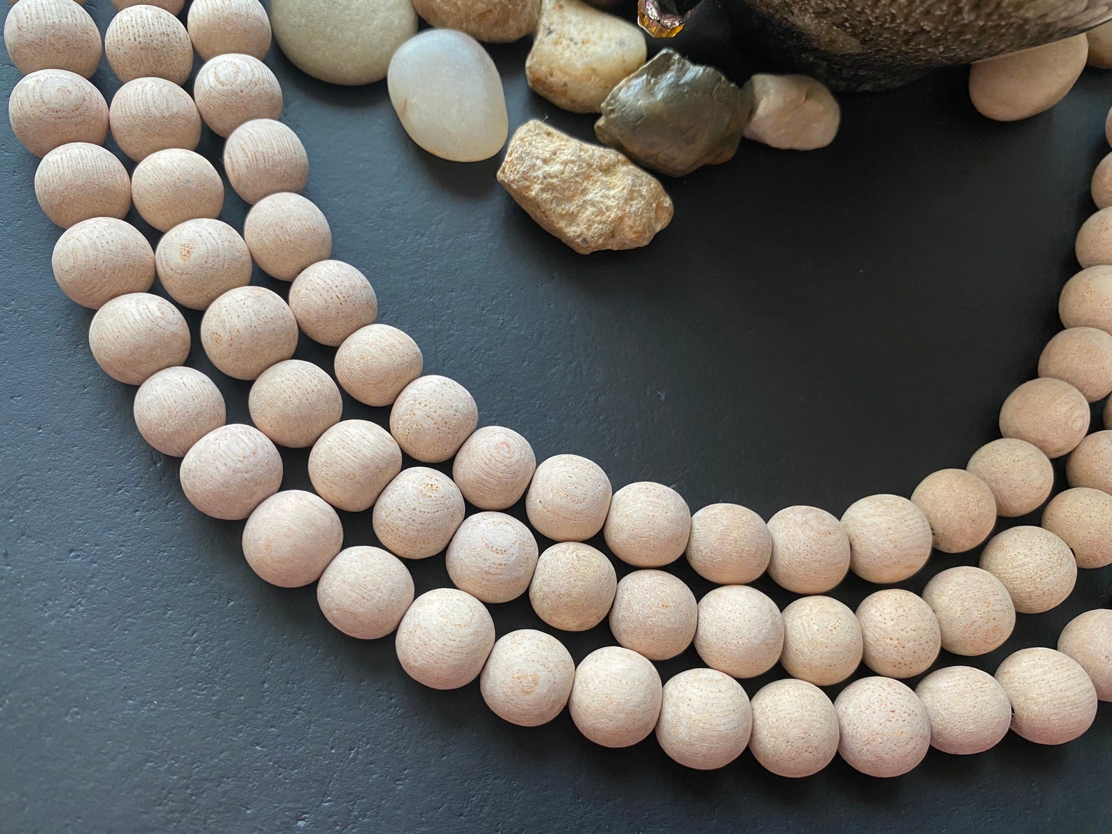 Natural Rosewood Beads Essential Oil Diffuser Beads Etsy