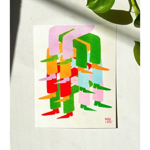 CHUMS original riso art print image 1