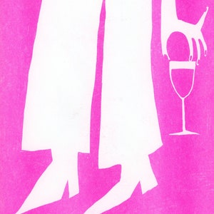 RISO PINKY OUT! 8x10 inch print original print archival paper art print image 2