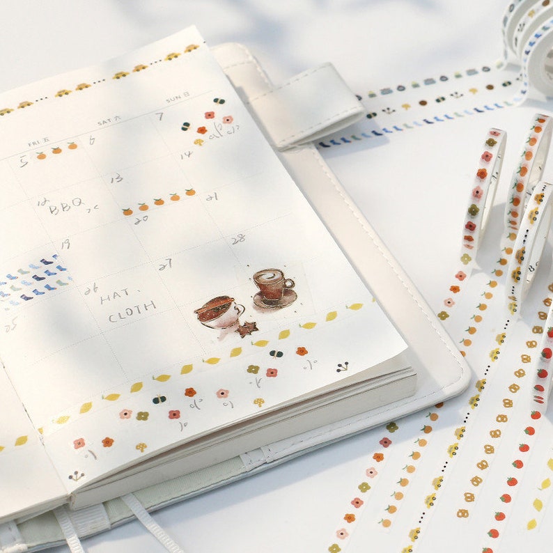 5mm BGM Slim Washi Tape Little Strawberry