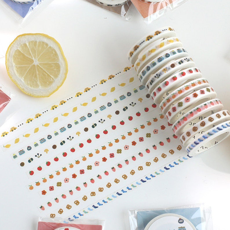 5mm BGM Slim Washi Tape Little Strawberry